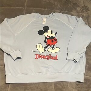 Disney Light Blue Crewneck